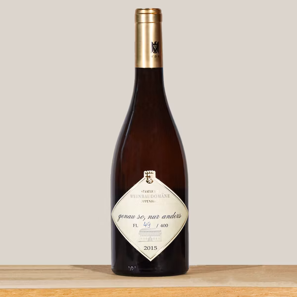 Genau so nur anders, Cuvée - 2015 trocken, Weingut Domäne Oppenheim